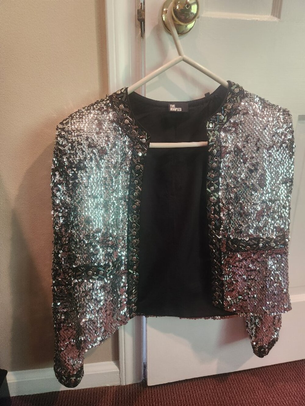 Kooples sequin jacket